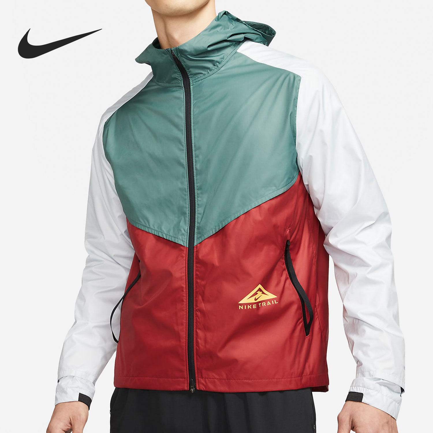 Nike/耐克正品2021新款撞色男子夏季休闲运动夹克外套 CZ9055-387