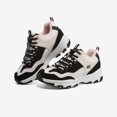 Skechers/斯凯奇正品I-CONIK女子运动加绒保暖厚底休闲鞋