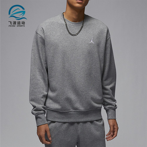 Nike/耐克正品Jordan男士针织宽松经典圆领卫衣FV7296-091