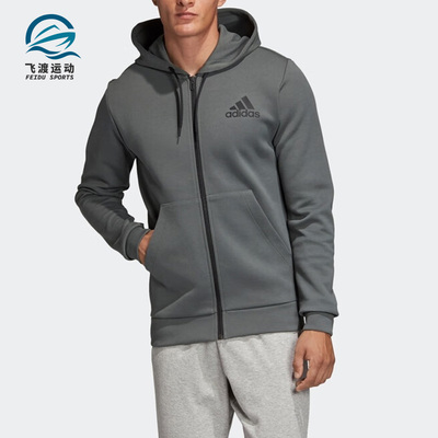 阿迪达斯男子跑步训练运动外套