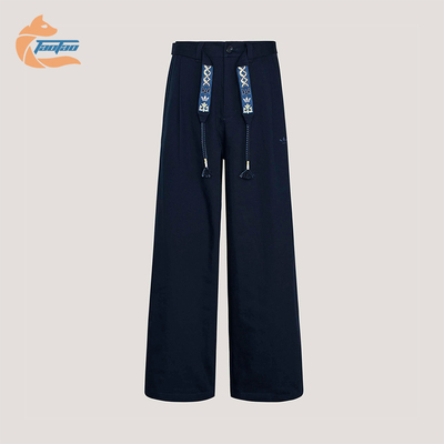 Adidas/阿迪达斯正品三叶草男士宽松经典休闲时尚系带长裤KW5669