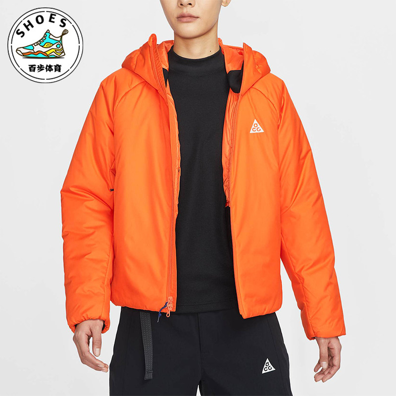 Nike/耐克正品2025女士轻薄保暖拒水连帽经典运动棉服FV7336-819