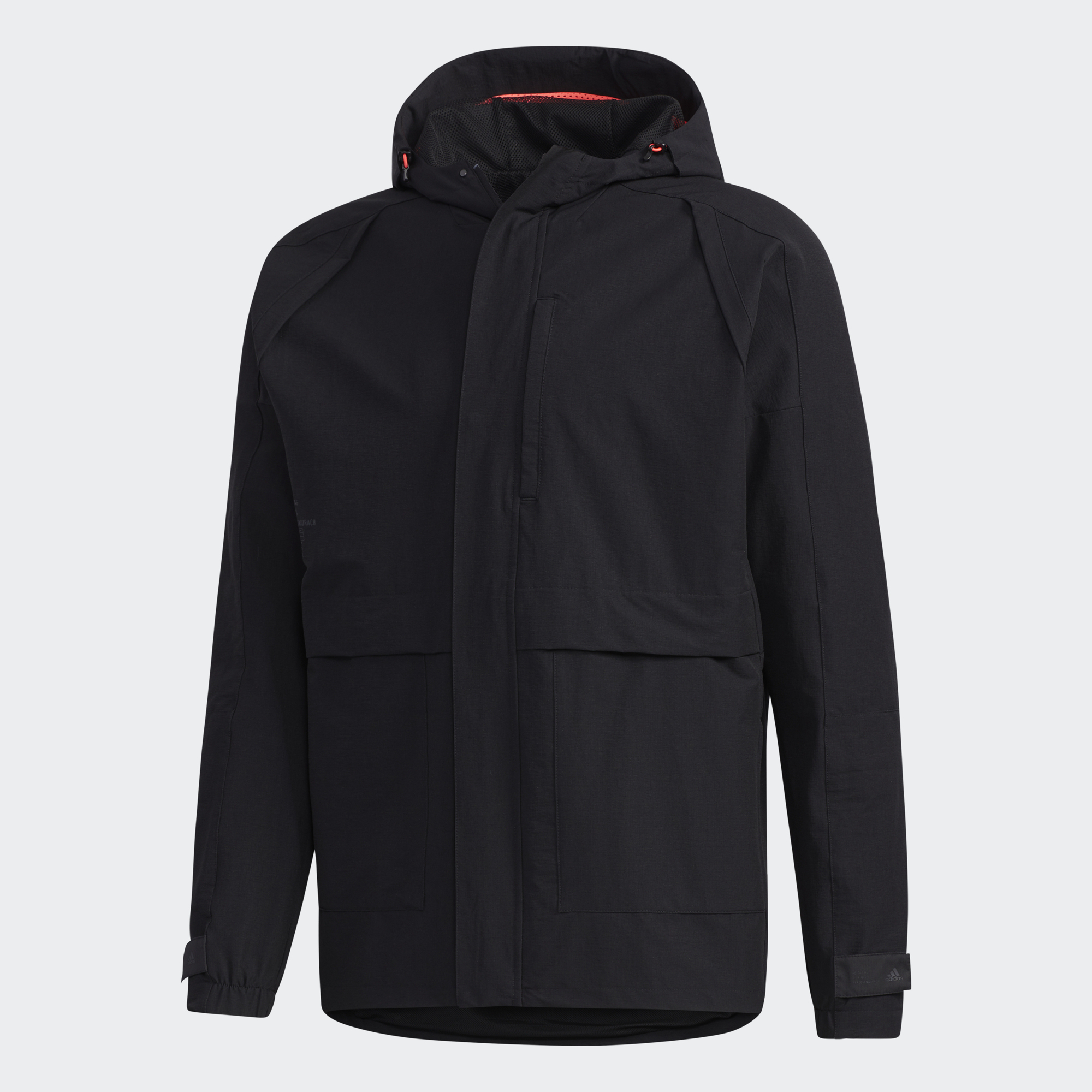 阿迪达斯男子连帽运动夹克外套