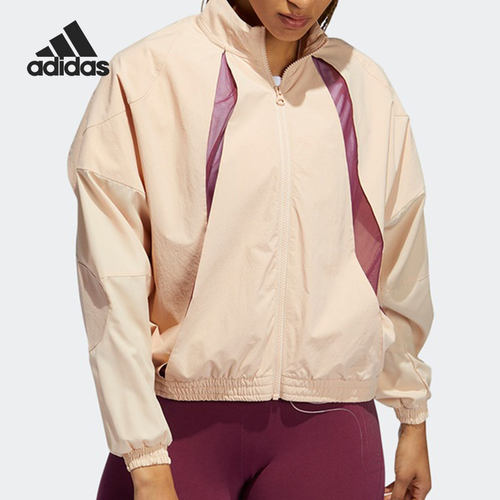 Adidas/阿迪达斯正品休闲女子时尚潮流防风运动外套 GR8113
