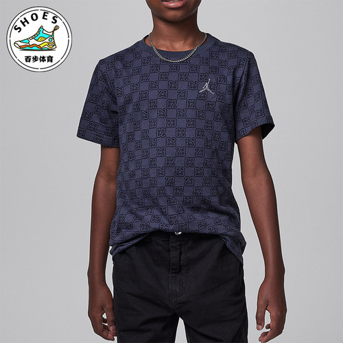 Nike/耐克正品JORDAN大童透气时尚休闲运动短袖HQ7232-010