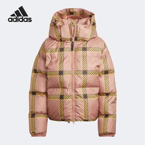 Adidas/阿迪达斯正品SMC新款女士运动宽松保暖棉服外套HI6091