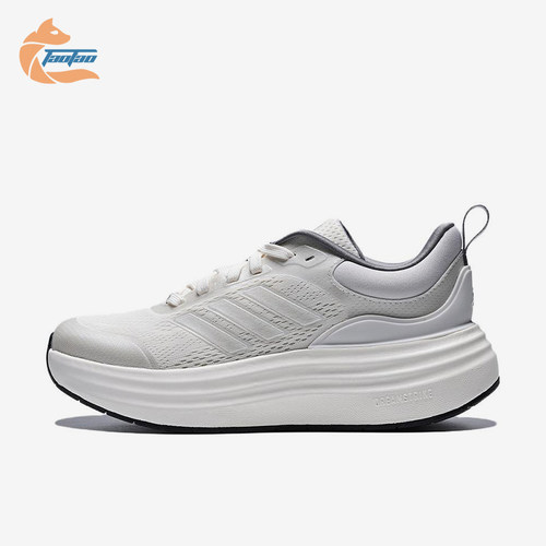 Adidas/阿迪达斯正品NORASHEL新款女白色经典厚底鞋跑步鞋JS4890
