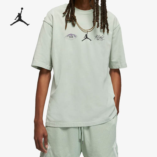 Nike/耐克正品当季新款JORDAN男子休闲运动短袖T恤DM1445-017