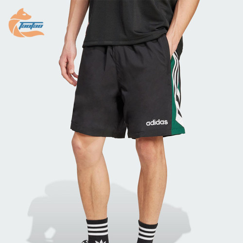 Adidas/阿迪达斯正品2025夏季款男士宽松运动经典休闲短裤JX3077