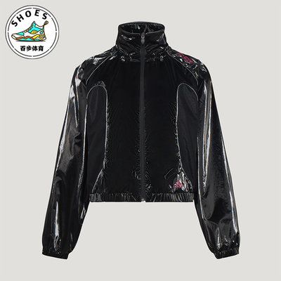 Adidas/阿迪达斯正品2026女士休闲时尚简约拉链宽松外套KY5756