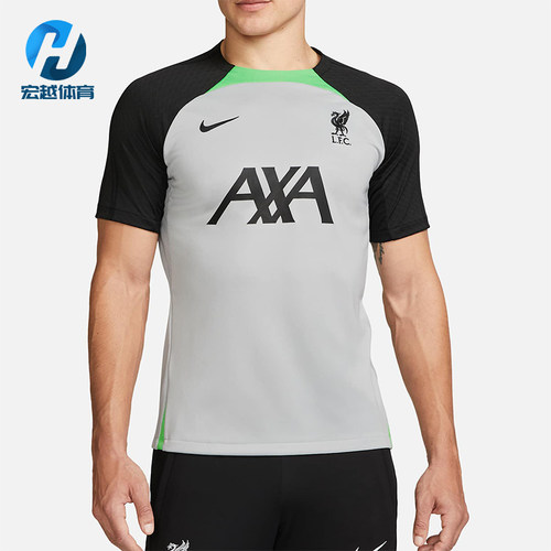 Nike/耐克正品Dri-Fit男士运动圆领训练足球短袖T恤DX3020-013