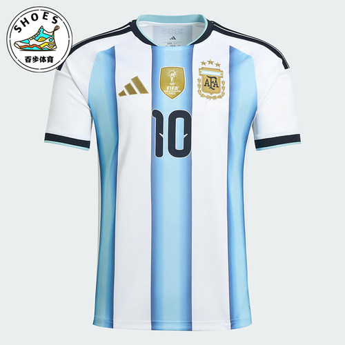 Adidas/阿迪达斯正品阿根廷男士针织修身圆领足球运动T恤KA8117