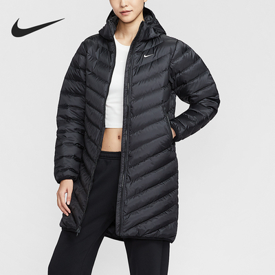 Nike/耐克正品2025冬季女士休闲连帽保暖夹克羽绒服HV5107-010