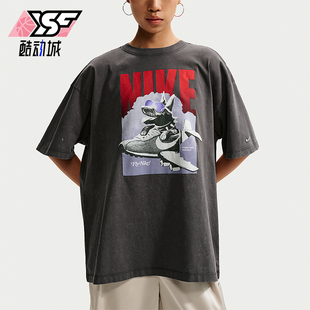 女士运动休闲经典 Nike 耐克正品 2026夏季 060 宽松圆领T恤IR7588