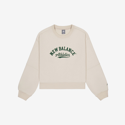 New Balance/NB正品2025新款女子户外休闲卫衣套头衫NCE43112-LBE