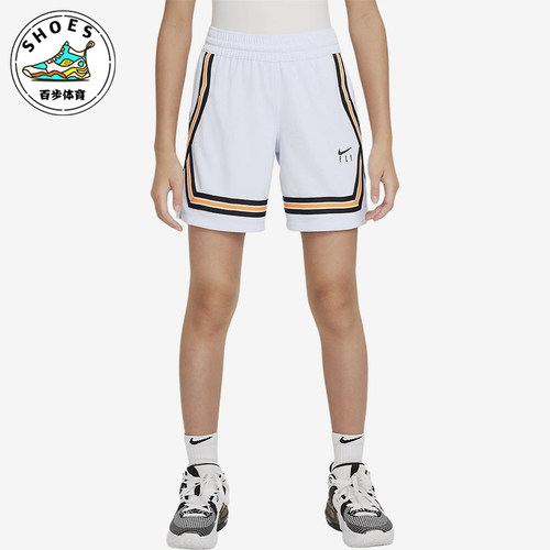 Nike/耐克正品儿童时尚休闲松紧高腰合身五分短裤DA1086-085