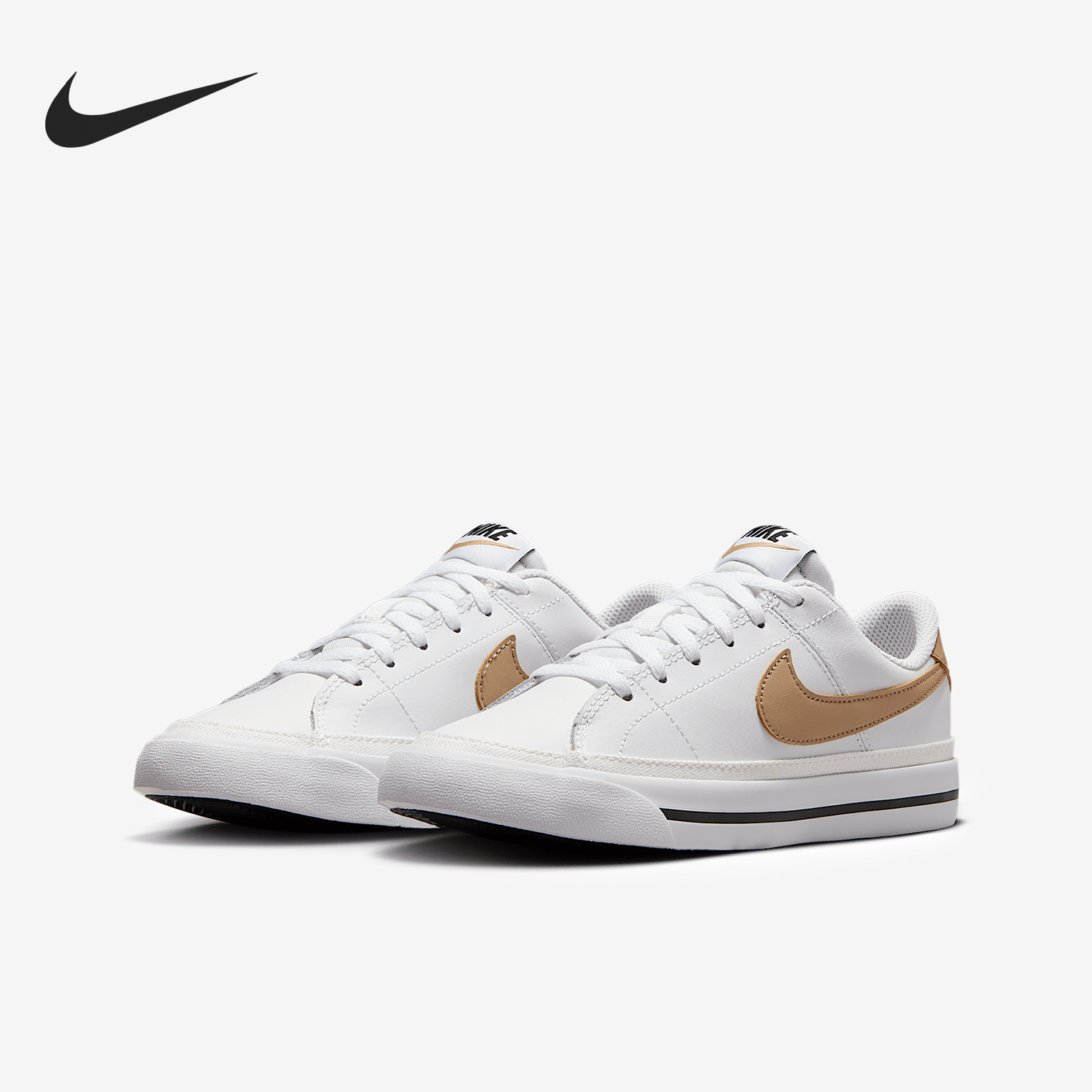 Nike/耐克正品Court Legacy GS女子大童轻便经典板鞋DA5380-126
