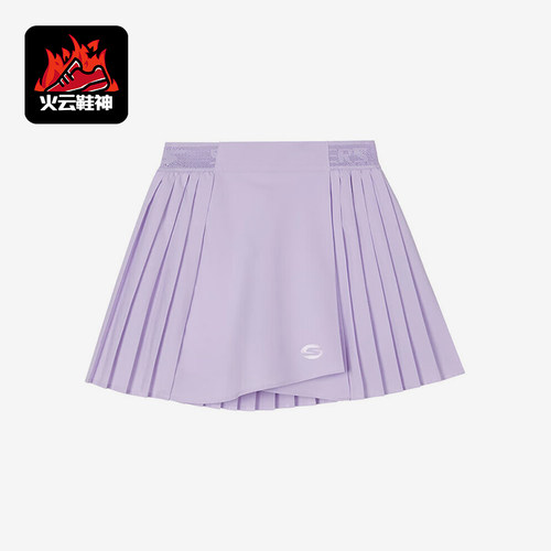 Skechers/斯凯奇正品夏季新款儿童梭织户外透气时尚半身裙