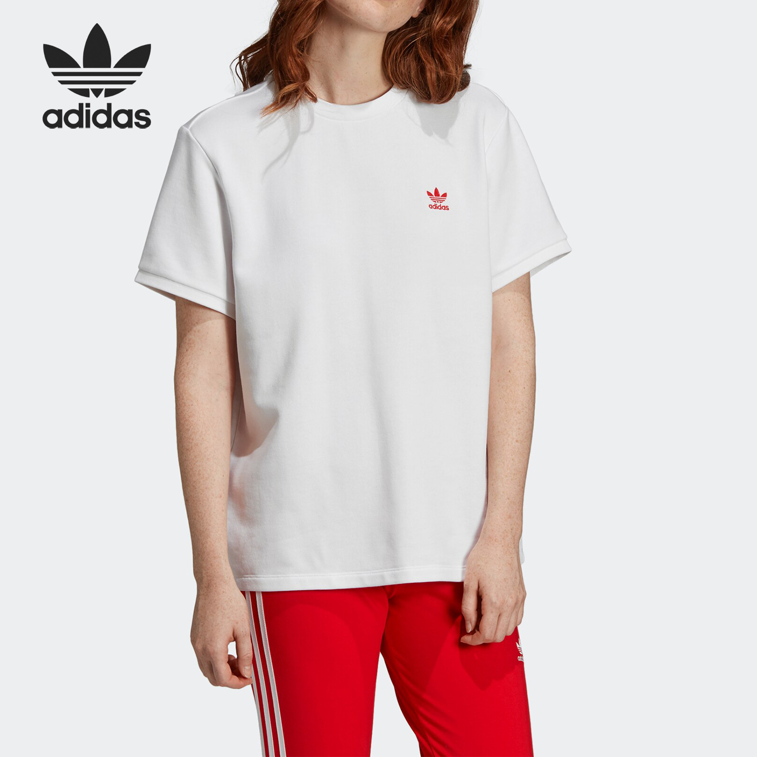 【XL码】阿迪达斯女子运动T恤 断码清仓