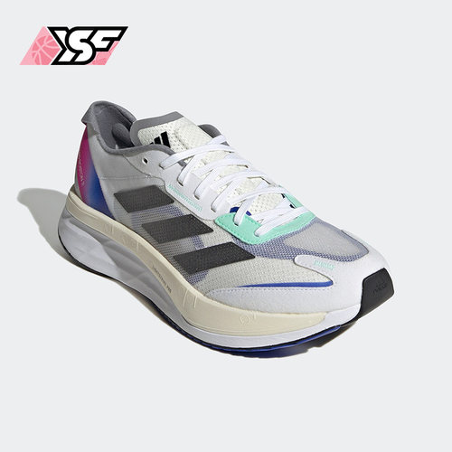 Adidas/阿迪达斯正品Adizero Boston 11男女运动耐磨跑步鞋HQ3693