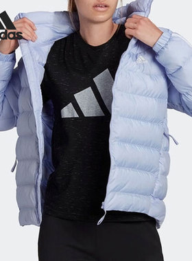 Adidas/阿迪达斯正品女子舒适立领运动休闲保暖棉服 GT1712