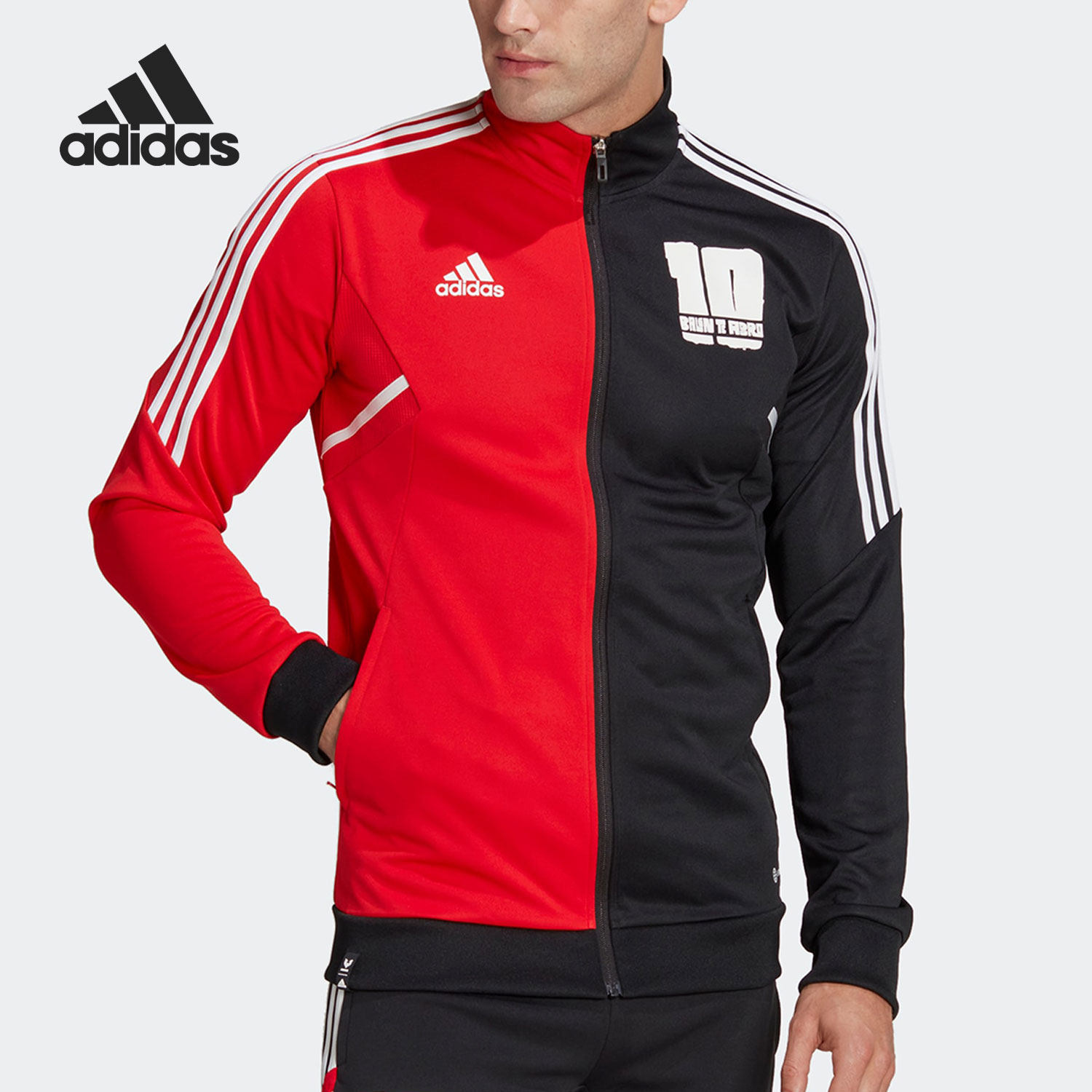 Adidas/阿迪达斯正品MESSI TK JKT 男子足球运动外套HI3789