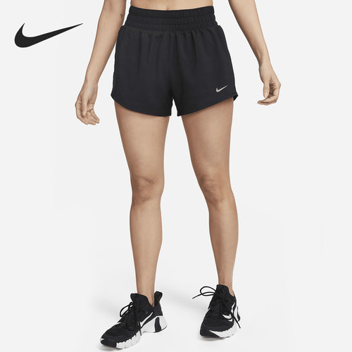 Nike/耐克正品DRI-FIT ONE中腰衬里女子运动短裤DX6011-010