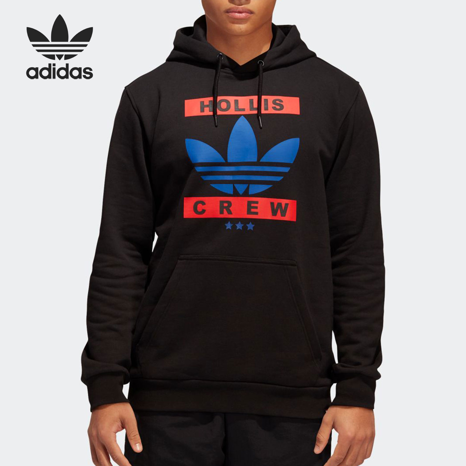 Adidas/阿迪达斯男子加绒卫衣