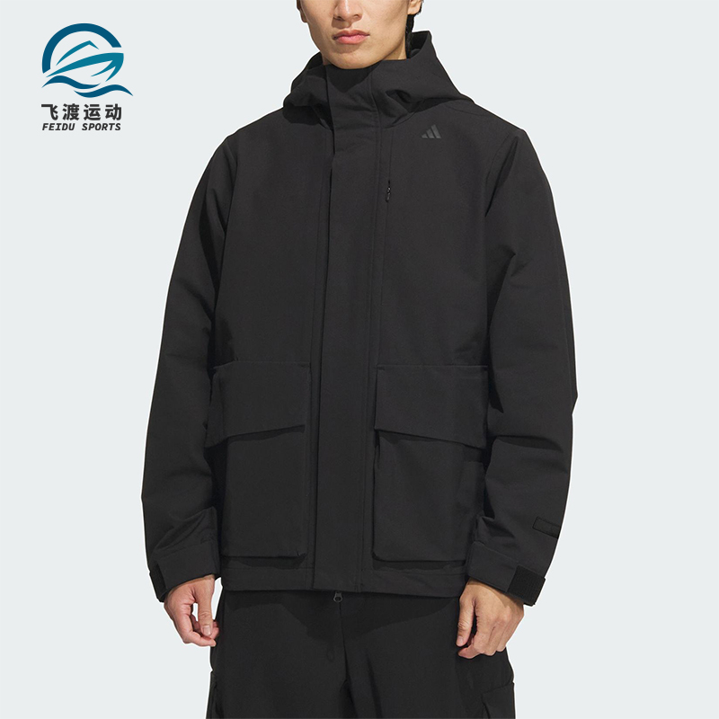 Adidas/阿迪达斯正品春款男士训练运动梭织宽松外套JM0960