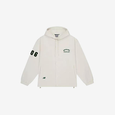 New Balance/NB正品运动男子宽松透气连帽夹克外套AMJ41305-LIN