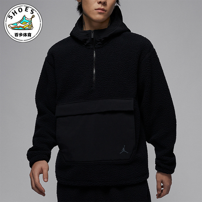 耐克男士仿羊羔绒保暖套头卫衣