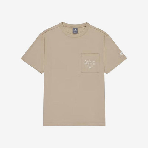 New Balance/NB正品简约男子圆领透气休闲运动短袖AMT42316-SOT
