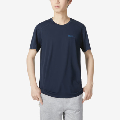 狼爪男子户外透气休闲短袖T恤