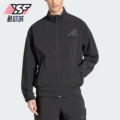 Adidas/阿迪达斯正品新款男士经典立领梭织时尚夹克外套JN9026