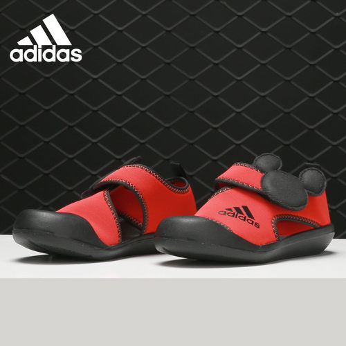 Adidas/阿迪达斯正品大童透气轻便魔术贴运动沙滩凉鞋 F35863