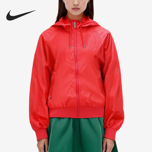 Nike耐克正品WINDRUNNER女运动梭织薄款耐磨防风夹克528307-690