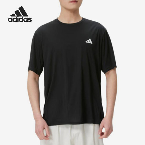 Adidas/阿迪达斯正品圆领套头短袖跑步T恤新款短袖T恤KU8712
