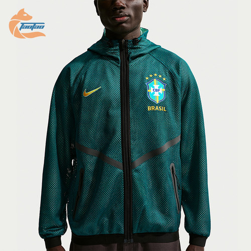 Nike/耐克正品Dri-FIT男士训练足球拉链复古夹克外套IH1757-369