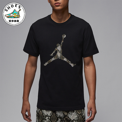 Nike/耐克正品JORDAN 男士针织时尚透气经典休闲T恤HJ2863-011