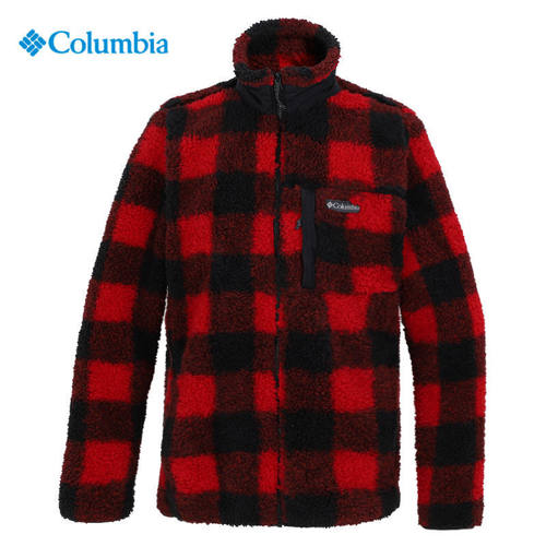 Columbia/哥伦比亚正品户外男子羊羔摇粒绒保暖休闲抓绒衣 AE0259