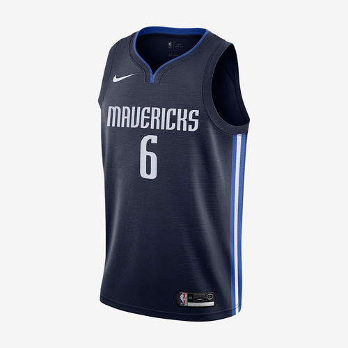 Nike耐克正品NBA波尔津吉斯小牛队球迷版背心篮球AT9797-423
