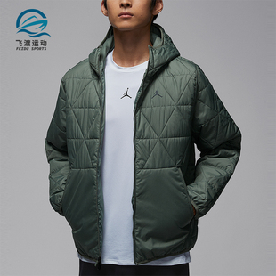 休闲运动连帽保暖梭织棉服FZ3163 JORDAN男士 351 耐克正品 Nike