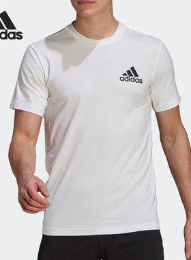 Adidas/阿迪达斯正品新款夏季男子休闲运动短袖T恤 GM2115
