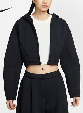 Nike/耐克正品Sportswear女士运动连帽短款时尚夹克HV2077-010