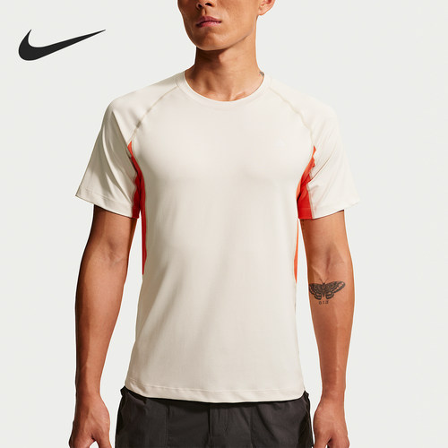 Nike/耐克正品新款男士简约刺绣休闲经典运动短袖T恤IO1453-104