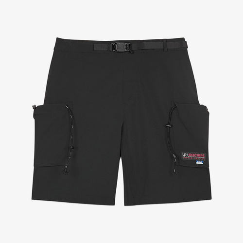 Skechers/斯凯奇正品夏季新款休闲工装透气男子针织运动短裤