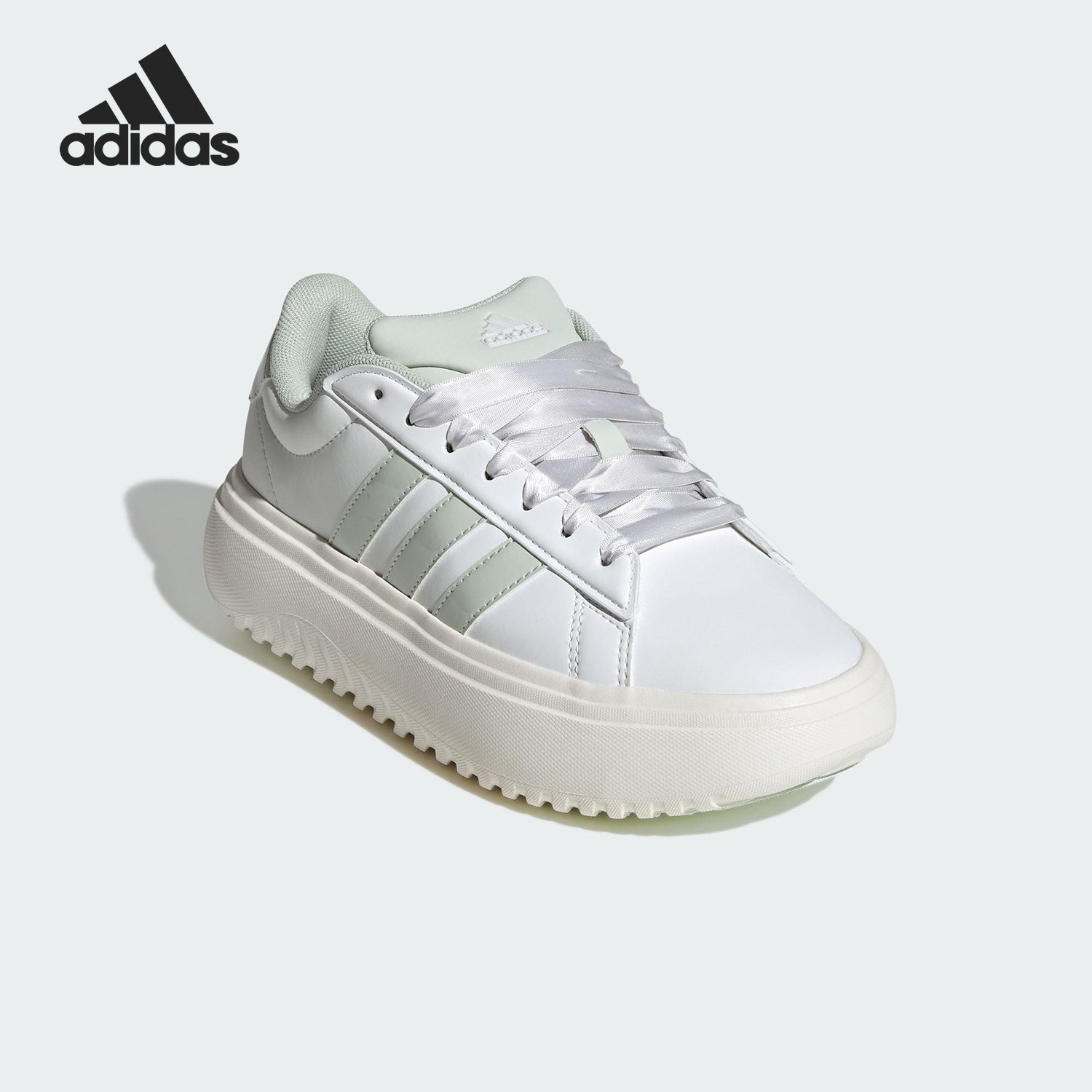 Adidas/阿迪达斯正品2025春季款女士厚底经典耐磨运动鞋JR0705