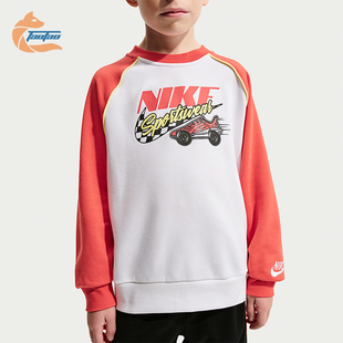 小童日常圆领拼接针织卫衣IU5326 Nike 款 2025冬季 100 耐克正品