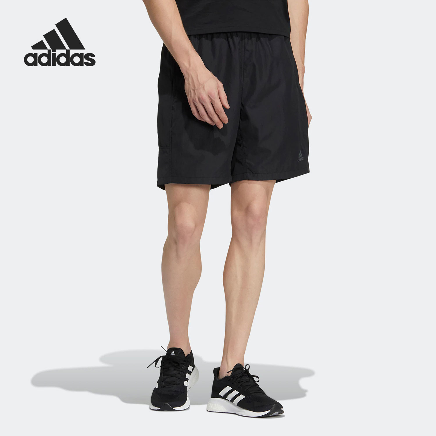 Adidas/阿迪达斯正品夏季新款男子运动宽松跑步短裤HD0065