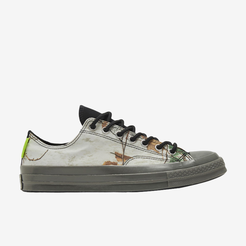 Converse匡威 新款男女百搭落叶印花百搭运动低帮帆布鞋169366C